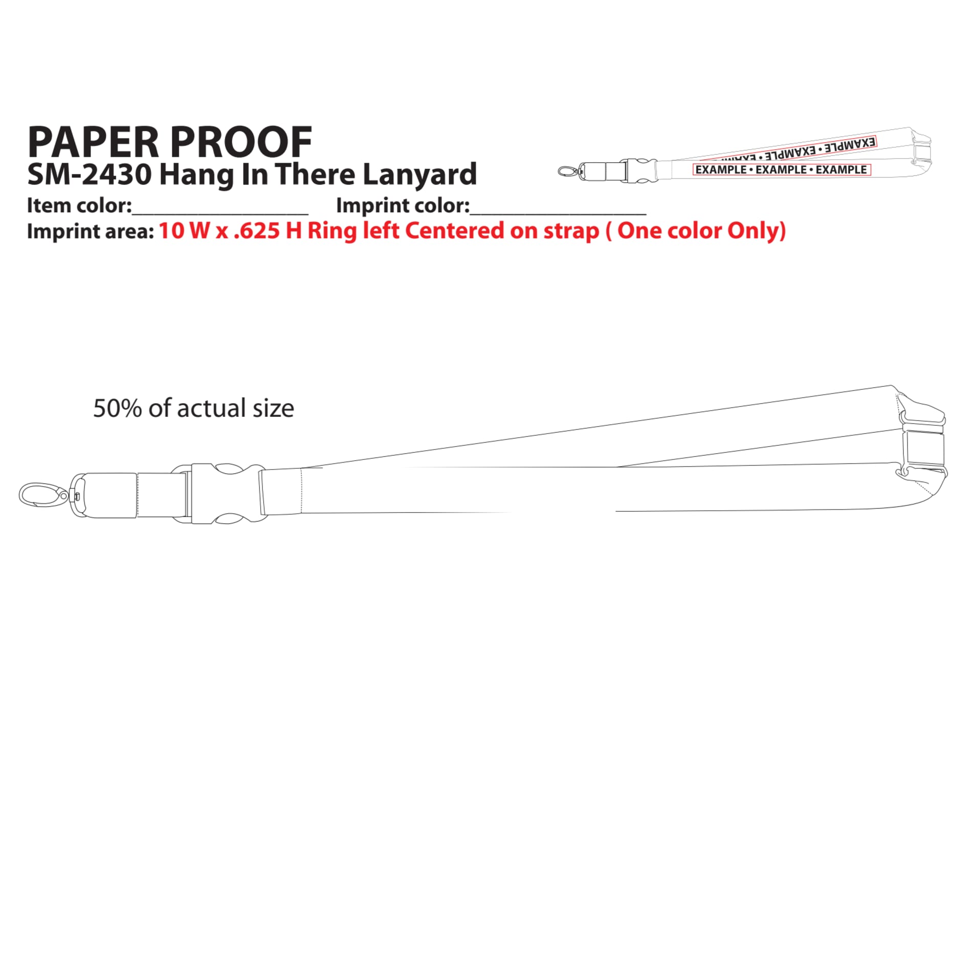 Hang In There Lanyard 540